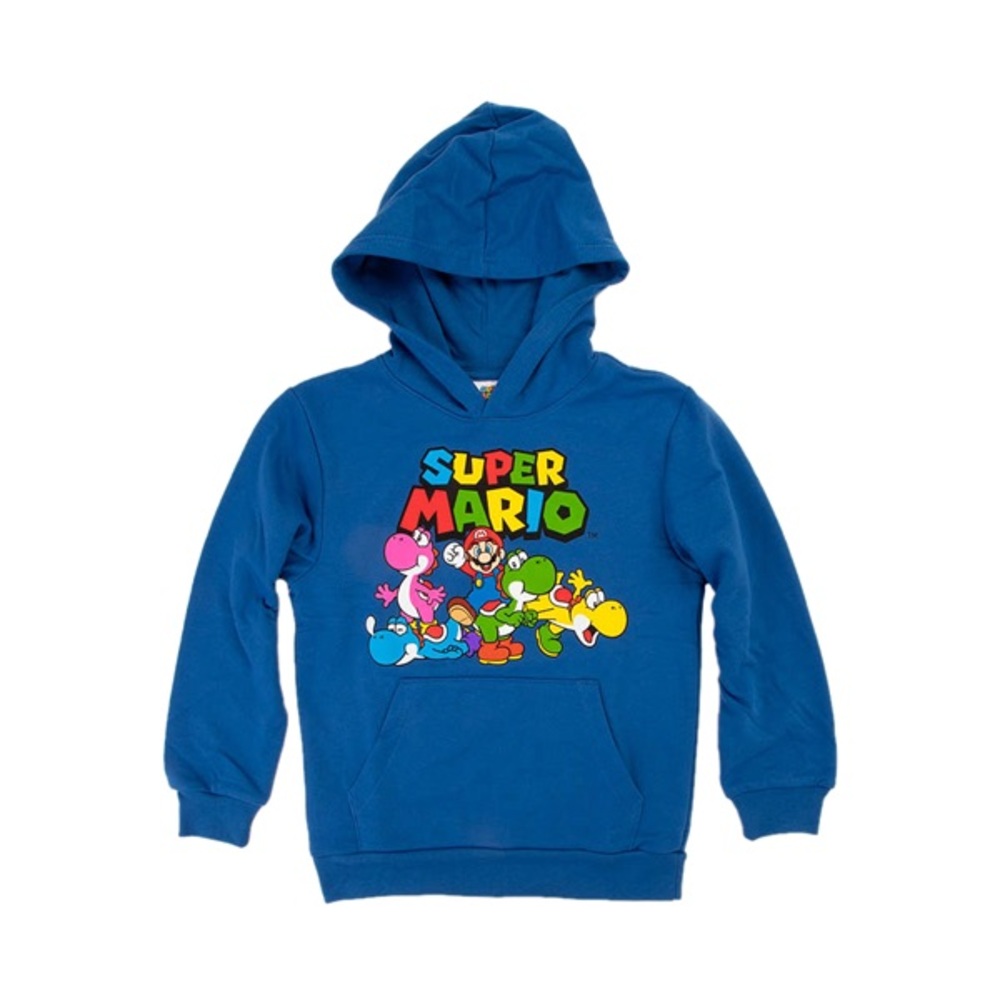 Isaac Morris Limited Nintendo Super Mario and Yoshi Big Kids Pullover Hoodie